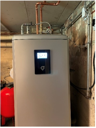 Landejendom med pillefyr